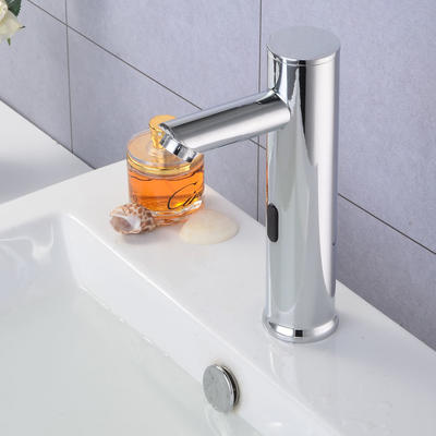 Lavatory Bathroom Touch Free Automatic Sensor Faucet Chrome Basin Mixer Tap