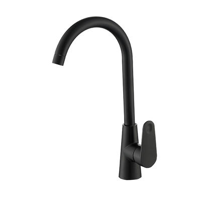360 Degree One Hole Kitchen Faucet Blackened Kitchen Water Faucet